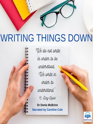 cover image of Writing Things Down